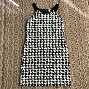 *SOLD* White & Black Houndstooth Dress